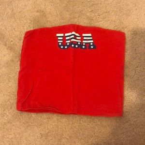 red USA bandeau
